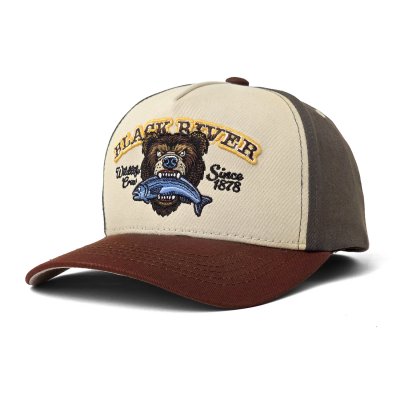Casquette - Black River Wildlife Crew Trucker (beige/vert/marron)
