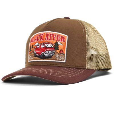 Casquette - Black River Camper Trucker (marron)