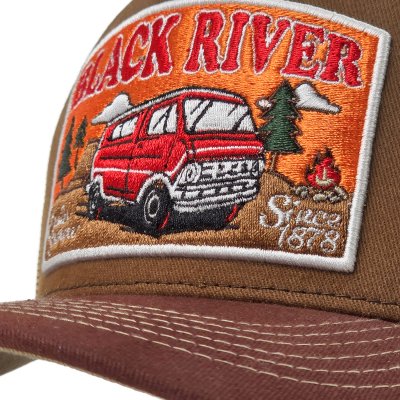 Casquette - Black River Camper Trucker (marron)