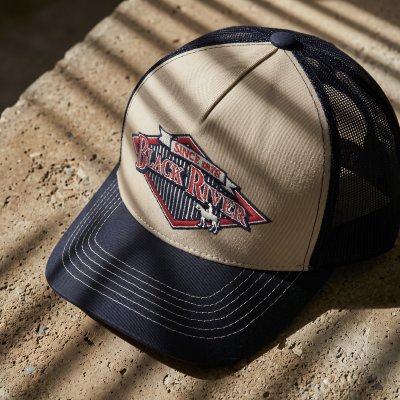 Casquette - Black River Legacy Trucker (crème/marine)