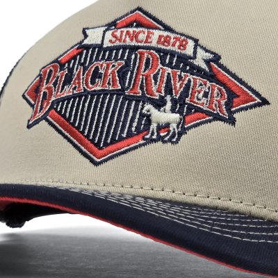 Casquette - Black River Legacy Trucker (crème/marine)
