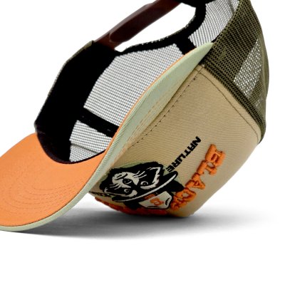 Casquette - Black River Racoon Trucker (beige/vert)