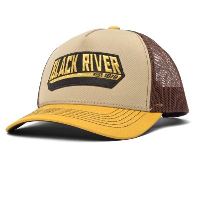 Casquette - Black River Summit Trucker (beige/marron/jaune)