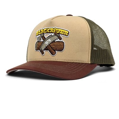 Casquette - Black River Woodworker Trucker (beige/vert/marron)