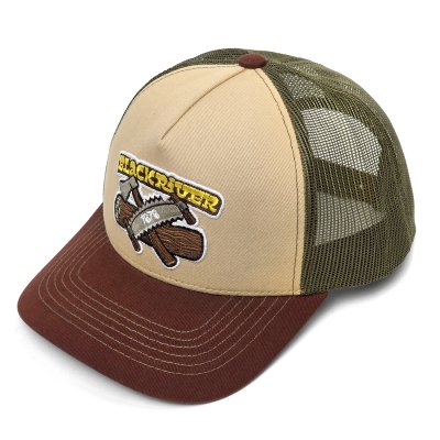 Casquette - Black River Woodworker Trucker (beige/vert/marron)