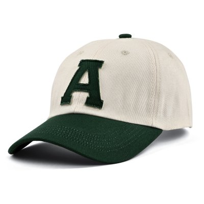 Casquette - Gårda Letter Cap 'A' (blanc/vert)