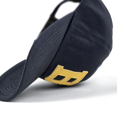 Casquette - Gårda Letter Cap 'B' (bleu marine/jaune)