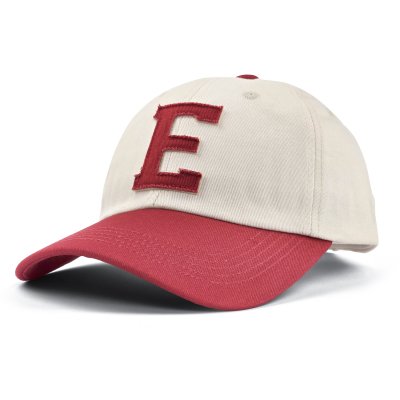 Casquette - Gårda Letter Cap 'E' (blanc/rouge)