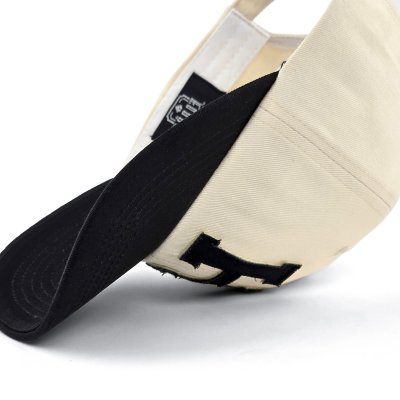 Casquette - Gårda Letter Cap 'H' (crème/noir)