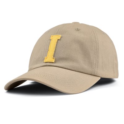 Casquette - Gårda Letter Cap 'I' (beige/jaune)