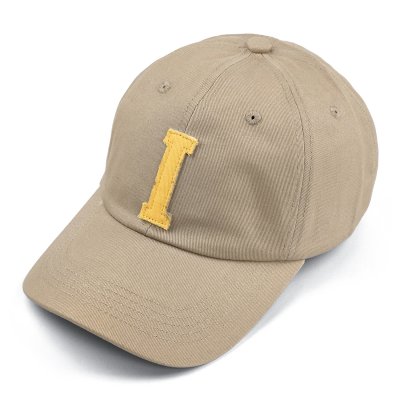 Casquette - Gårda Letter Cap 'I' (beige/jaune)