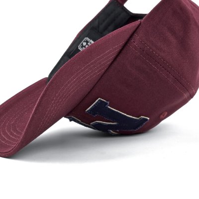 Casquette - Gårda Letter Cap 'M' (bordeaux/bleu)
