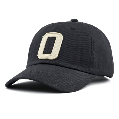 Casquette - Gårda Letter Cap 'O' (noir/blanc)