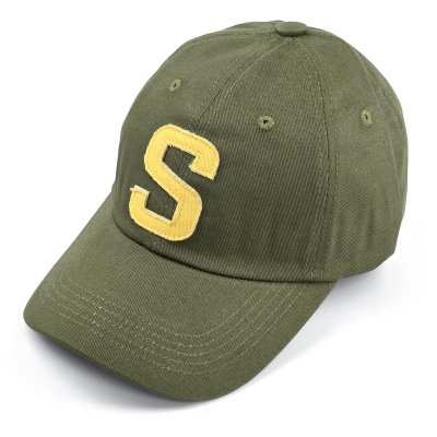 Casquette - Gårda Letter Cap 'S' (vert mousse/jaune)