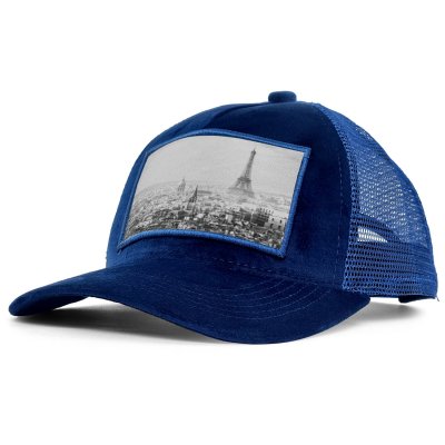 Casquettes - Gårda Velvet Trucker Paris (bleu)