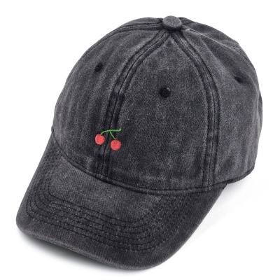 Casquette - Gårda Cherry Washed Cap (gris)