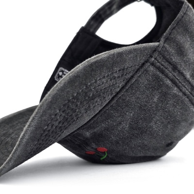 Casquette - Gårda Cherry Washed Cap (gris)