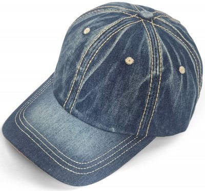 Casquette - Gårda Distressed Denim Baseball Cap (bleu)