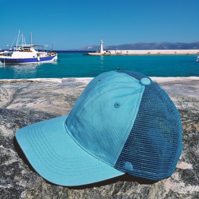 Casquettes - Gårda Finley Washed Trucker (turquoise)