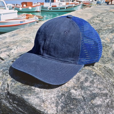 Casquettes - Gårda Finley Washed Trucker (bleu marine)