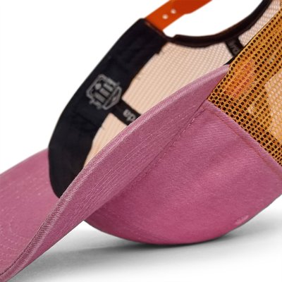 Casquettes - Gårda Finley Washed Trucker (rose/orange)