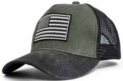 Casquette - Gårda Flag Denim Trucker Cap (vert noir)