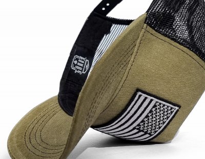 Casquette - Gårda Flag Denim Trucker Cap (olive)