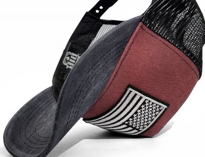 Casquette - Gårda Flag Denim Trucker Cap (rouge/bleu)