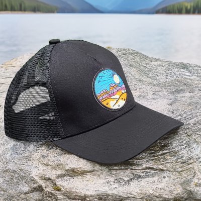 Casquette - Gårda Trucker Desert Cliffs (noir)