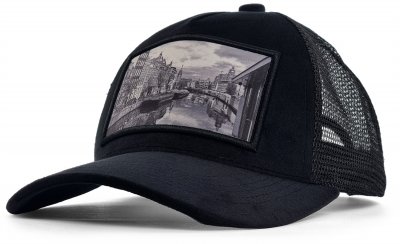 Casquettes - Gårda Velvet Trucker Amsterdam (noir)