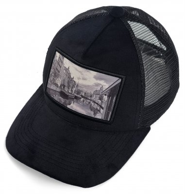 Casquettes - Gårda Velvet Trucker Amsterdam (noir)