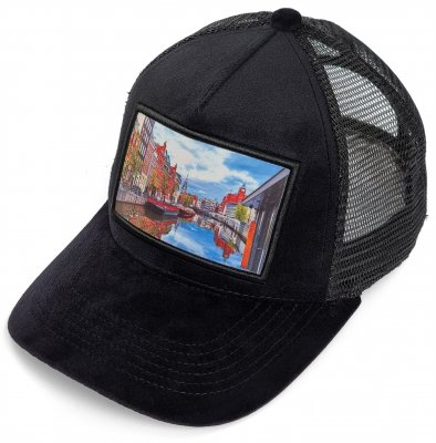 Casquettes - Gårda Velvet Trucker Amsterdam (noir/multicolore)