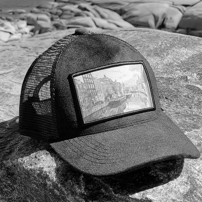 Casquettes - Gårda Velvet Trucker Amsterdam (noir)