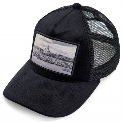 Casquettes - Gårda Velvet Trucker Helsinki (noir)
