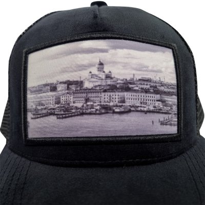 Casquettes - Gårda Velvet Trucker Helsinki (noir)