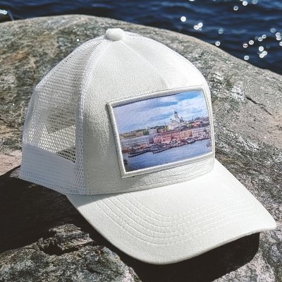 Casquettes - Gårda Velvet Trucker Helsinki (blanc)