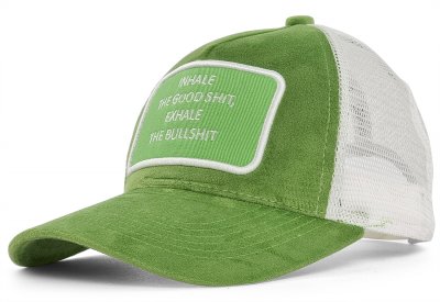 Casquette - Gårda Velvet Trucker Inhale (vert)