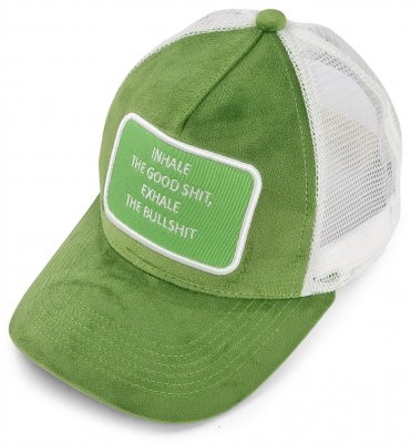 Casquette - Gårda Velvet Trucker Inhale (vert)