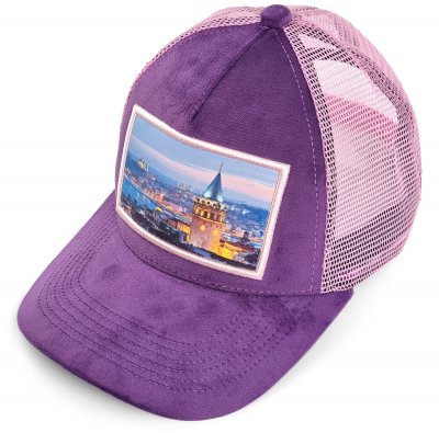 Casquettes - Gårda Velvet Trucker Istanbul (violet)