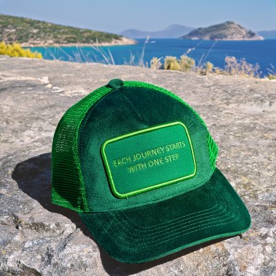 Casquette - Gårda Velvet Trucker Journey (vert)