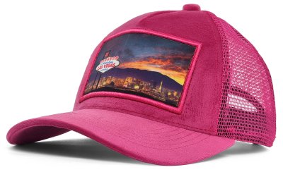 Casquettes - Gårda Velvet Trucker Las Vegas (rose)