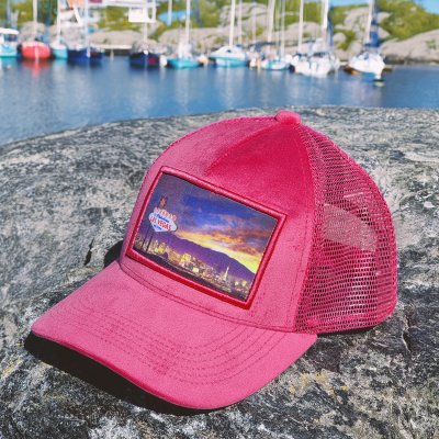 Casquettes - Gårda Velvet Trucker Las Vegas (rose)