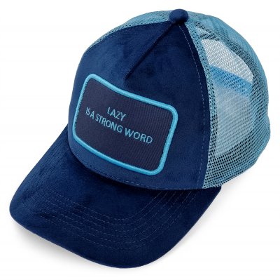 Casquette - Gårda Velvet Trucker Lazy (bleu)