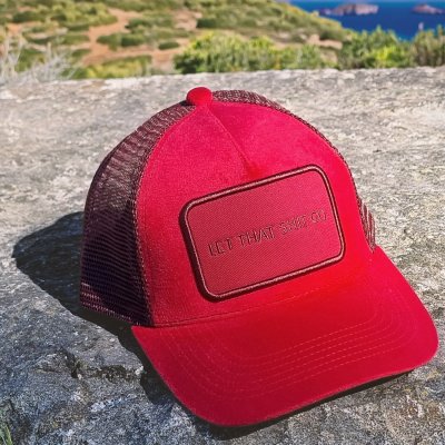 Casquette - Gårda Velvet Trucker Let Go (rouge)