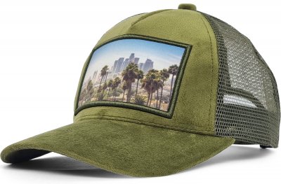 Casquettes - Gårda Velvet Trucker Los Angeles (vert)