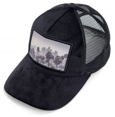 Casquettes - Gårda Velvet Trucker Los Angeles (noir)