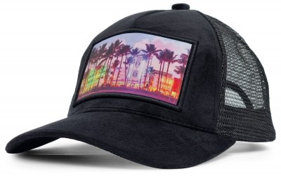 Casquettes - Gårda Velvet Trucker Miami Beach (noir/multicolore)