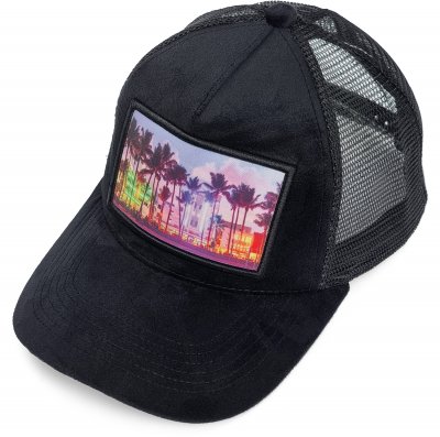 Casquettes - Gårda Velvet Trucker Miami Beach (noir/multicolore)