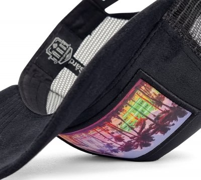 Casquettes - Gårda Velvet Trucker Miami Beach (noir/multicolore)