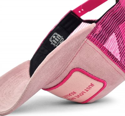 Casquette - Gårda Velvet Trucker Mondays (rose)